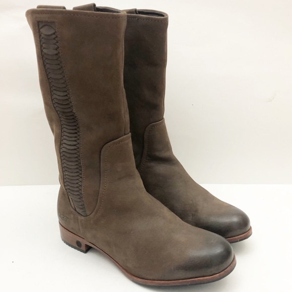 UGG Shoes - UGG Anissa Chocolate Boots Size 6